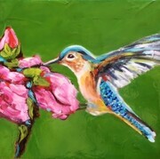 Hummingbird Bliss - Sold
