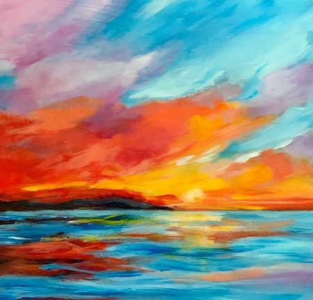 Sizzling Suset - Sold