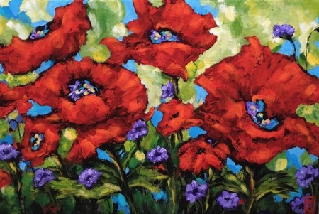 Poppy Burst - Sold