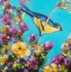 Tweet in the Garden - Sold